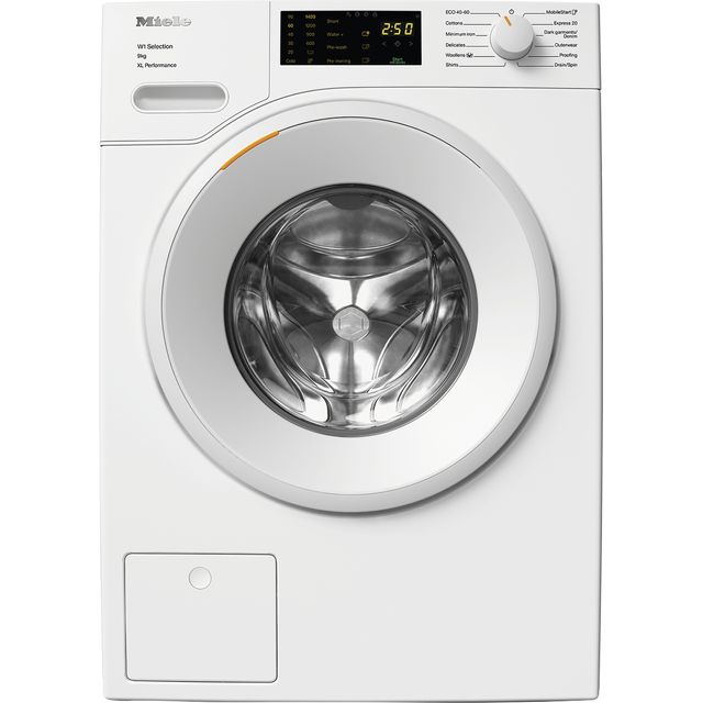 Miele W1 WSD164 9kg Washing Machine with 1400 rpm - White - A Rated