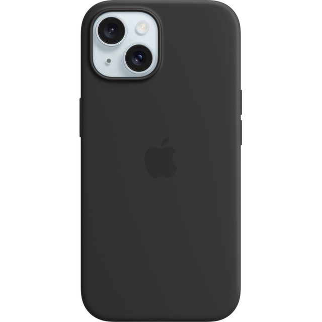 Apple iPhone 15 Silicone Case with MagSafe - Black ​​​​​​​