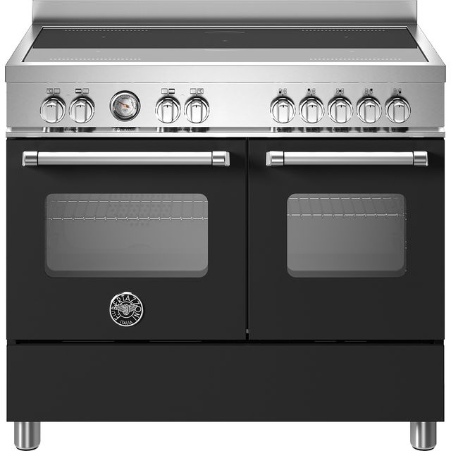 Bertazzoni Master Series MAS105I2ENEC 100cm Electric Range Cooker with Induction Hob – Nero – A/A Rated