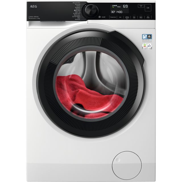 AEG ProSteam Technology LFR741144B 11kg Washing Machine with 1400 rpm - White - A Rated