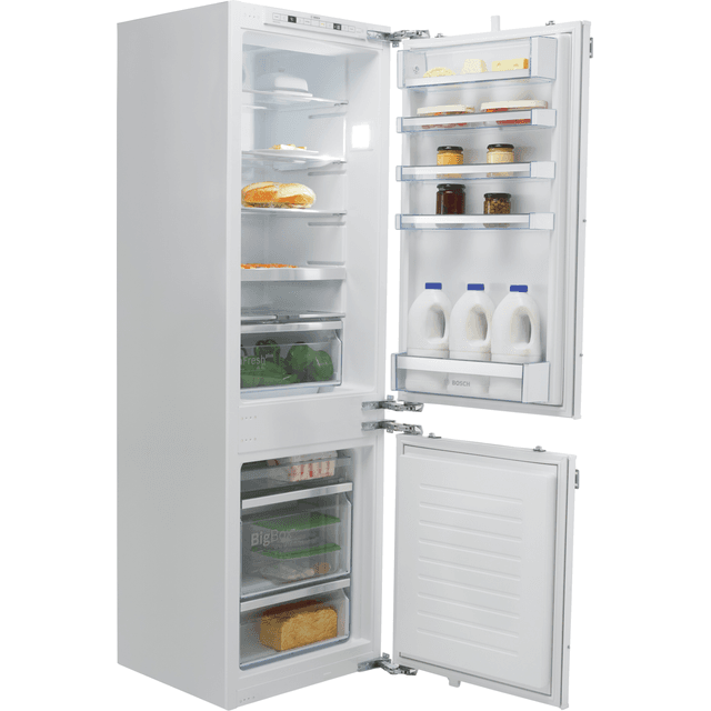 Bosch Series 6 KIS86AFE0G Integrated 60/40 Fridge Freezer with Fixed Door Fixing Kit - White - E Rated - KIS86AFE0G_WH - 1
