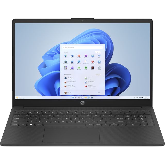 HP 15-fc0017na 15.6 Laptop - AMD Ryzen 5, 256 GB SSD, 8 GB RAM - Shadow Black
