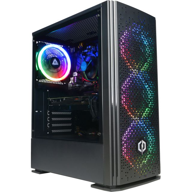 Cyberpower AO22216 Gaming Tower - NVIDIA GeForce GTX 1650, Intel Core i3, 500 GB SSD - Black