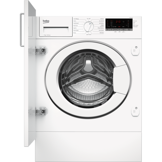 Beko WTIK72151 Integrated 7kg Washing Machine with 1200 rpm - White - C Rated