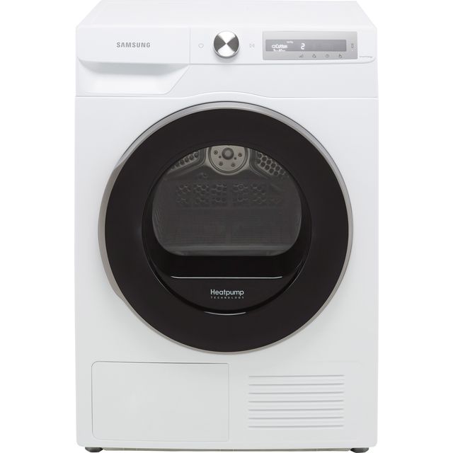 Samsung Series 6 OptimalDry DV90T6240LH Wifi Connected 9Kg Heat Pump Tumble Dryer - White - A+++ Rated