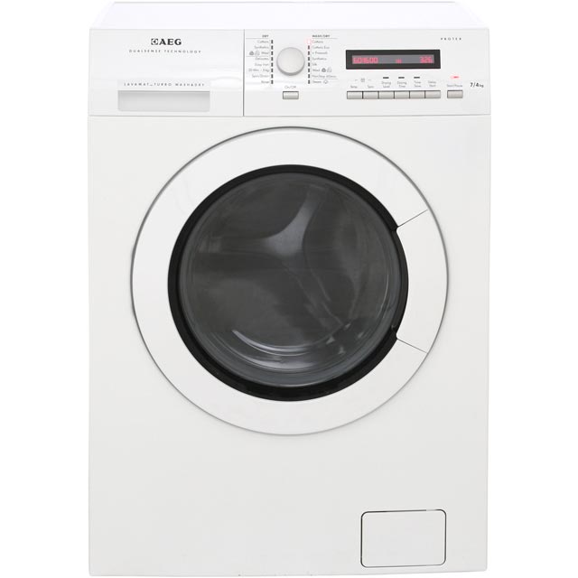AEG Lavamat Turbo L75670NWD Free Standing Washer Dryer in White Washer