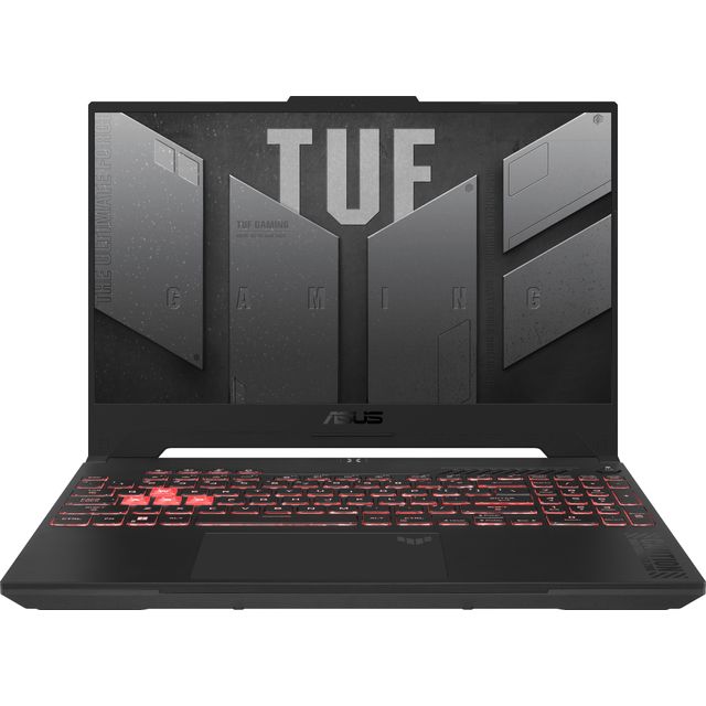 ASUS TUF Gaming A15 15.6 Gaming Laptop - NVIDIA GeForce RTX 4050, AMD Ryzen 5, 512 GB SSD - Matt Black