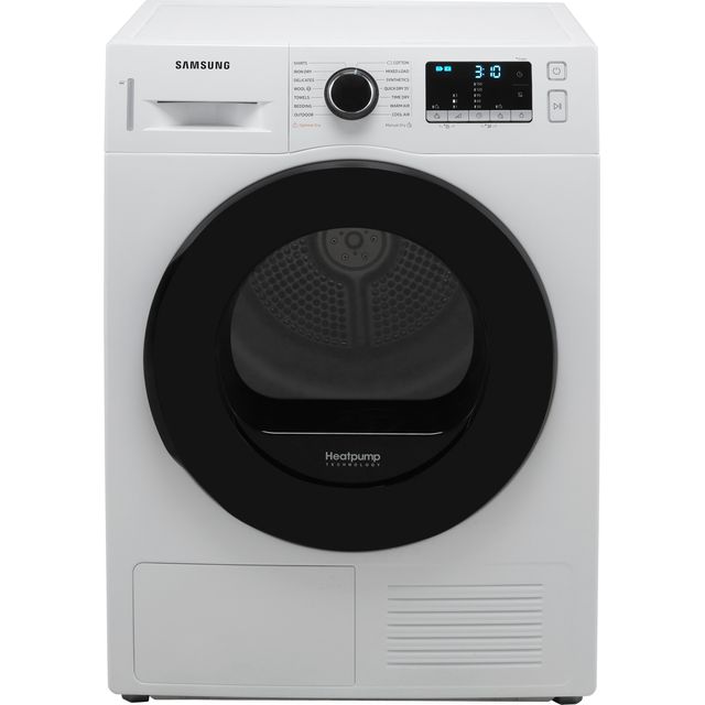 Samsung Series 5 OptimalDry™ DV80TA020AE 8Kg Heat Pump Tumble Dryer – White – A++ Rated