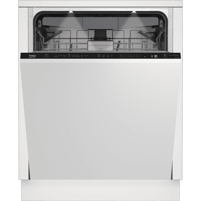 Beko BDIN38640C Fully Integrated Standard Dishwasher - White Control Panel - C Rated
