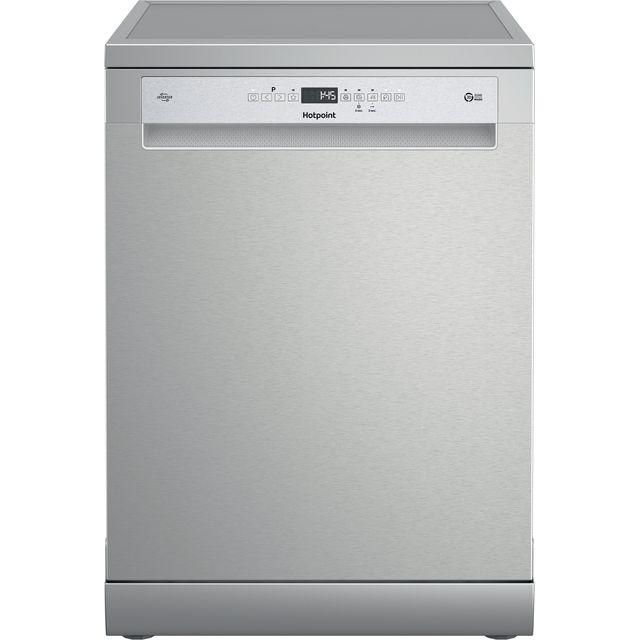 Hotpoint H7FHP43XUK Standard Dishwasher – Stainless Steel – C Rated