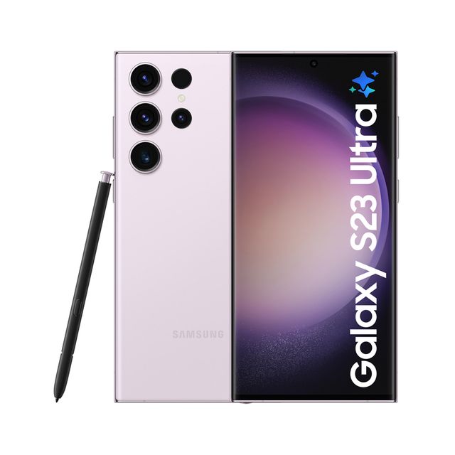 Samsung Galaxy S23 Ultra 512GB 5G Mobile Phone - Lavender, SM-S918BLIHEUB