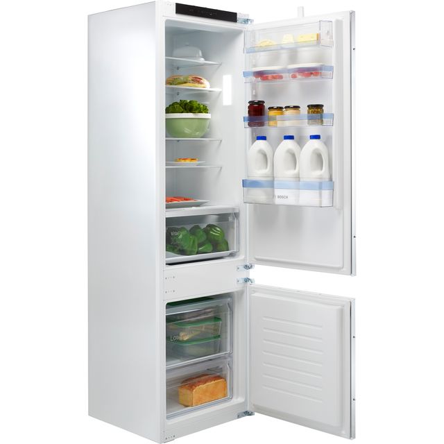 Bosch Series 4 KIV87VSE0G Integrated 70/30 Fridge Freezer with Sliding Door Fixing Kit – White – E Rated