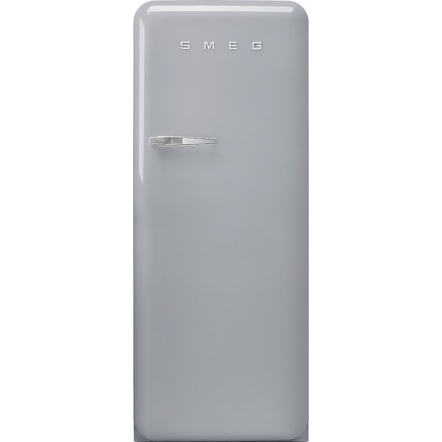 Smeg Right Hand Hinge FAB28RSV5UK Fridge with Ice Box - Silver - D Rated