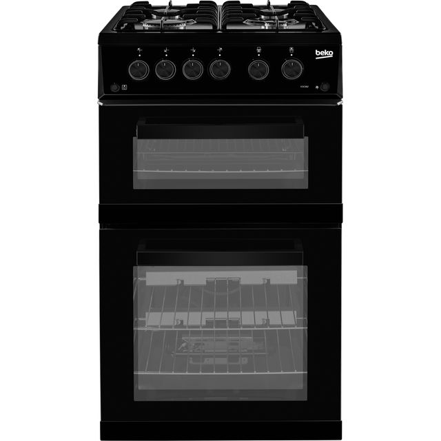 Beko KDG583K 50cm Freestanding Gas Cooker with Gas Grill - Black - A+ Rated