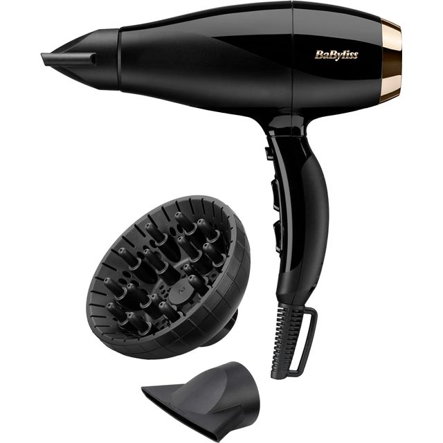 Babyliss Air Pro 2300 Hair Dryer With 3 Accessories - Black