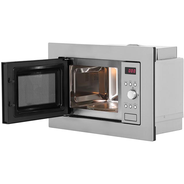 Baumatic BMIS3820 Built In Compact Microwave - Stainless Steel - BMIS3820_SS - 5