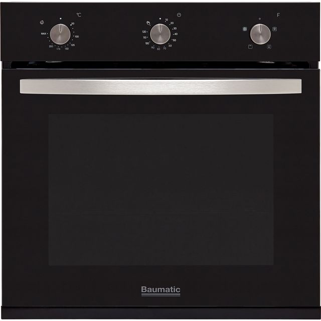 Baumatic BOFMU604B Built In Electric Single Oven - Black - A Rated
