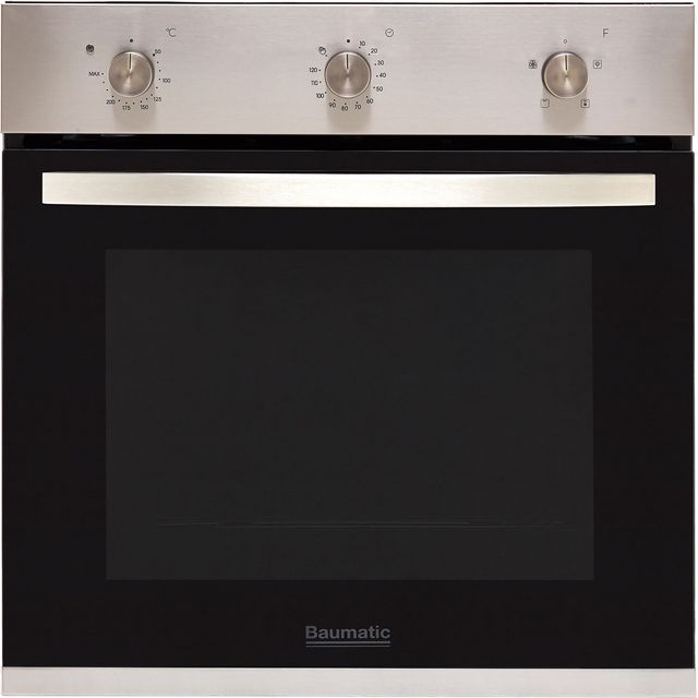 Baumatic BOFMU604X Built In Electric Single Oven - Stainless Steel - BOFMU604X_SS - 1