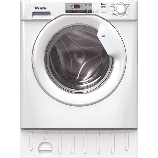 Baumatic Integrated Washer Dryer in White
