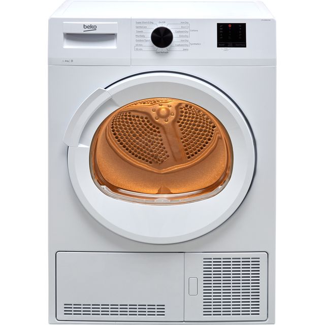 Beko DTLCE80121W 8Kg Condenser Tumble Dryer - White - B Rated