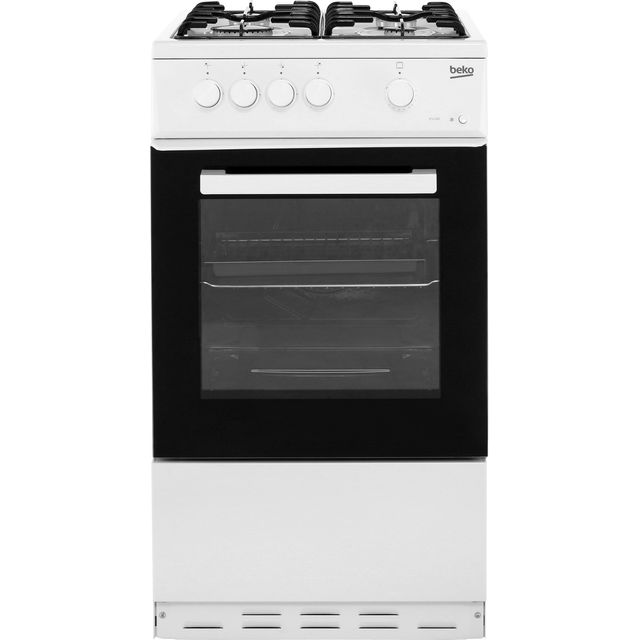 Beko KSG580W 50cm Freestanding Gas Cooker - White - A Rated