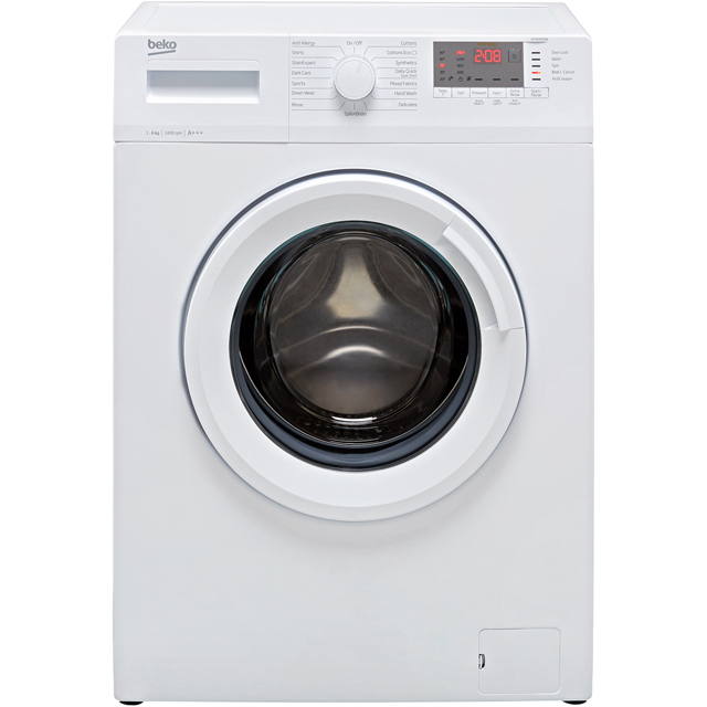 Beko WTG641M3W 6Kg Washing Machine with 1400 rpm - White - A+++ Rated