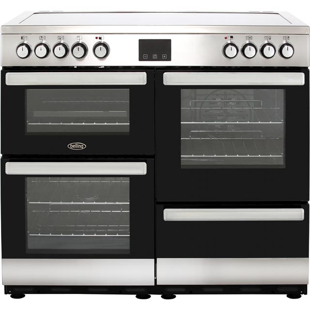 Belling Cookcentre100E 100cm Electric Range Cooker - Stainless Steel - Cookcentre100E_SS - 1
