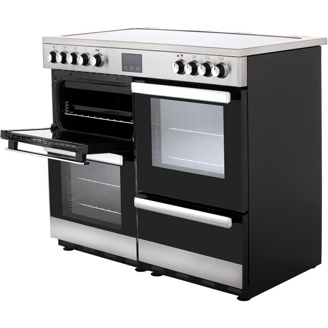 Belling Cookcentre100E 100cm Electric Range Cooker - Stainless Steel - Cookcentre100E_SS - 2