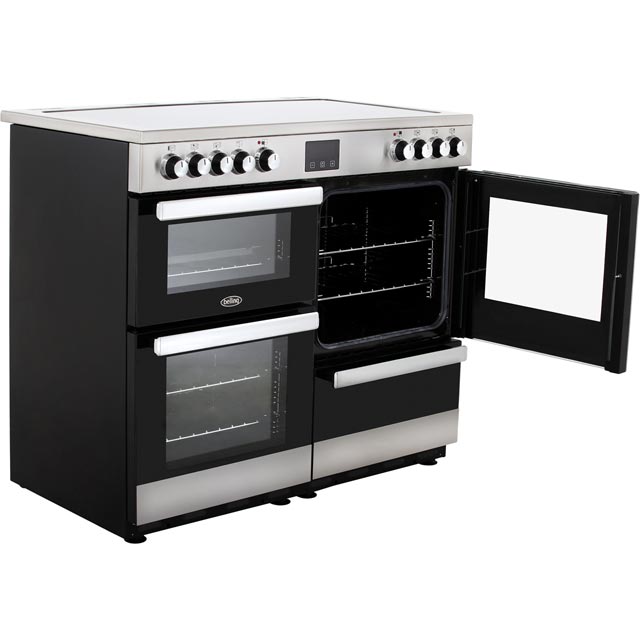 Belling Cookcentre100E 100cm Electric Range Cooker - Stainless Steel - Cookcentre100E_SS - 4
