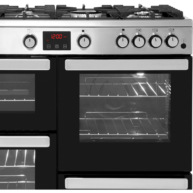 Belling CookcentreX100G 100cm Gas Range Cooker - Stainless Steel - CookcentreX100G_SS - 3