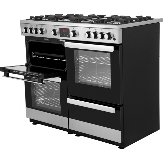 Belling CookcentreX100G 100cm Gas Range Cooker - Stainless Steel - CookcentreX100G_SS - 4