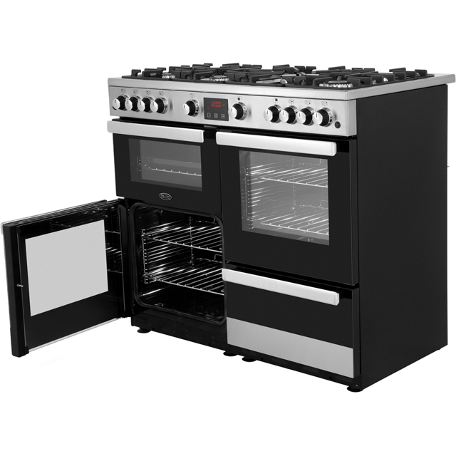 Belling CookcentreX100G 100cm Gas Range Cooker - Stainless Steel - CookcentreX100G_SS - 5