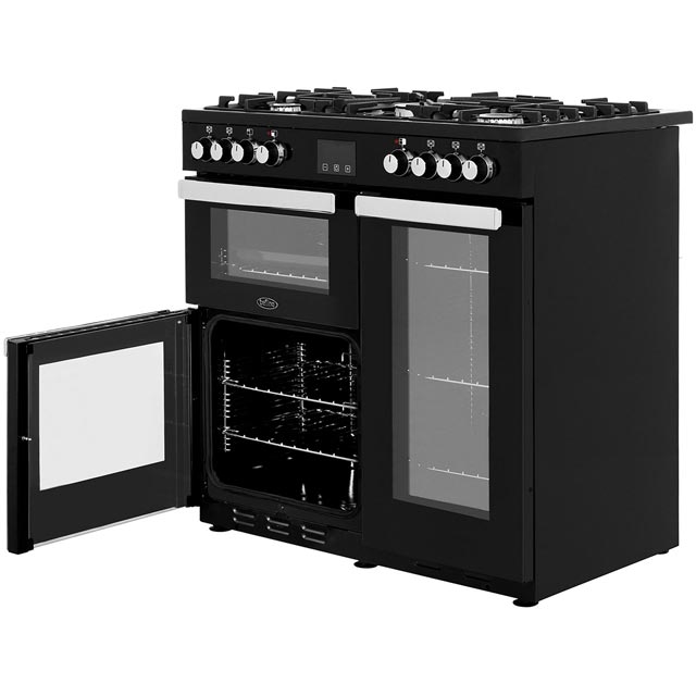 Belling Cookcentre90DFT 90cm Dual Fuel Range Cooker - Stainless Steel - Cookcentre90DFT_SS - 3