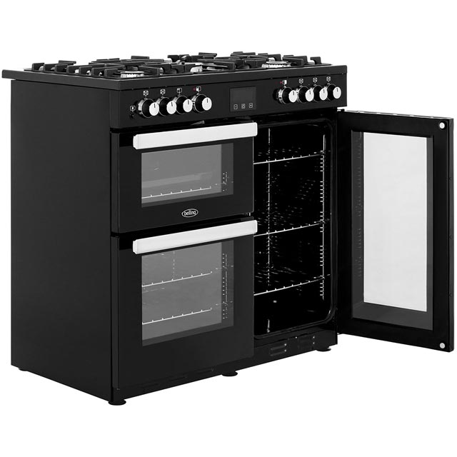 Belling Cookcentre90DFT 90cm Dual Fuel Range Cooker - Stainless Steel - Cookcentre90DFT_SS - 4