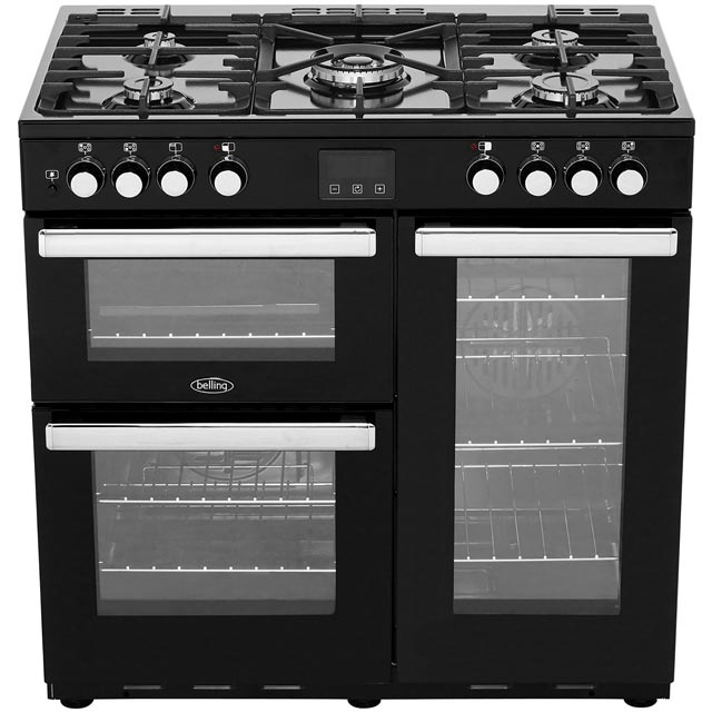 Belling Cookcentre90DFT 90cm Dual Fuel Range Cooker - Stainless Steel - Cookcentre90DFT_SS - 5