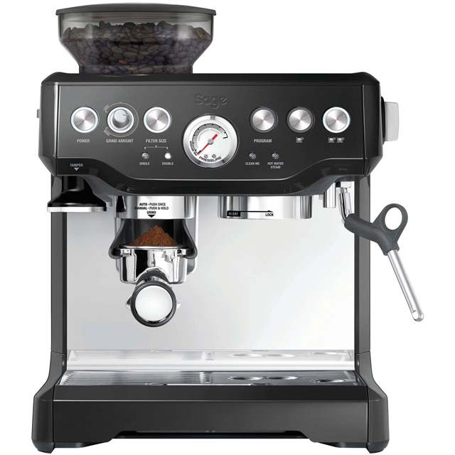 Sage The Barista Express BES875BKS Espresso Coffee Machine with Integrated Burr Grinder - Black