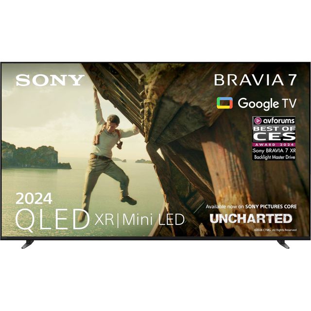 Sony Bravia 7 XR70 75″ 4K Ultra HD MiniLED QLED Smart Android TV [2024] – K75XR70PU