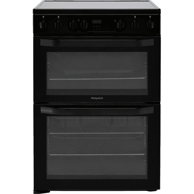 Hotpoint HDM67V9CMB/UK 60cm Electric Cooker with Ceramic Hob - Black - A/A Rated