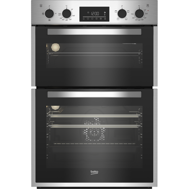 Beko RecycledNet BBDF26300X Built In Electric Double Oven - Stainless Steel - A/A Rated