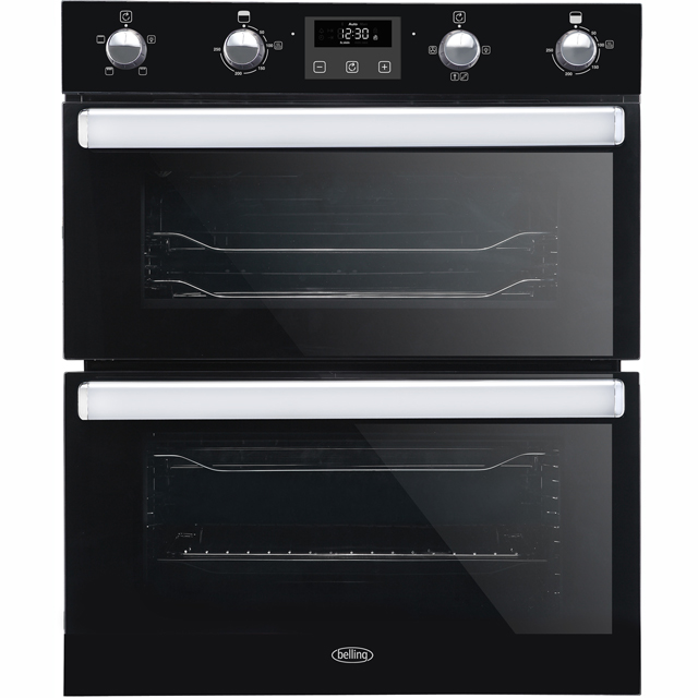 Belling BI702FPCT Built Under Electric Double Oven - Black - A/A Rated