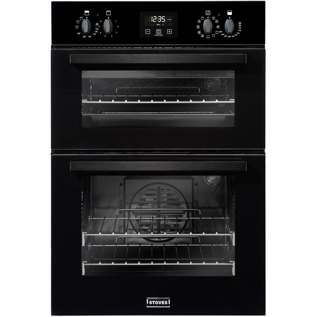 Built In Electric Double Ovens in Black