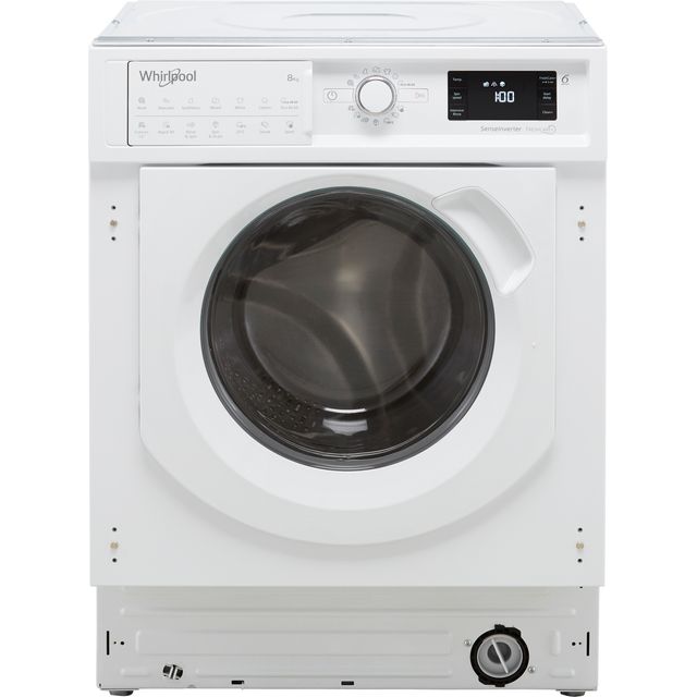 Whirlpool BIWMWG81484UK Integrated 8Kg Washing Machine with 1400 rpm - White - C Rated