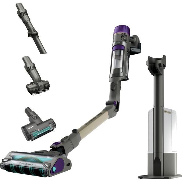 Shark PowerDetect Clean & Empty Cordless Vacuum Cleaner with up to 70 Minutes Run Time - White / Java Grey - IP3251UKT