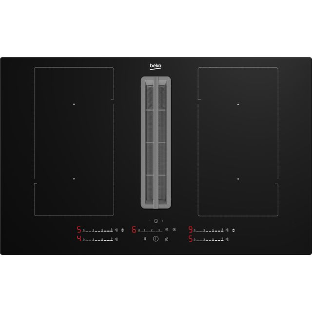 Beko HIXI84700UP Induction Hob - Black Glass