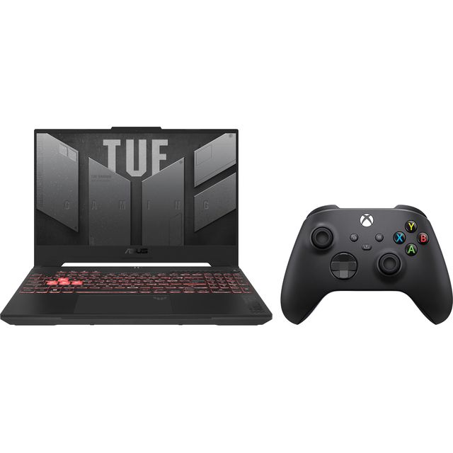 ASUS TUF Gaming A15 15.6" Gaming Laptop - NVIDIA GeForce RTX 4060, AMD Ryzen™ 5, 512GB SSD - With Xbox Controller - Black - Xbox Controller