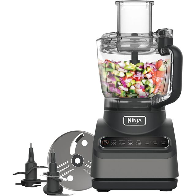 Image of Ninja BN650UK 2.1 Litre Food Processor With 4 Accessories - Silver