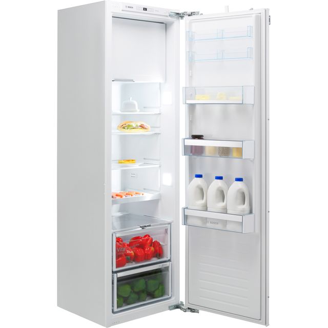 Bosch Serie 6 KIL82AFF0G Integrated Upright Fridge with Ice Box - Fixed Door Fixing Kit - White - F Rated