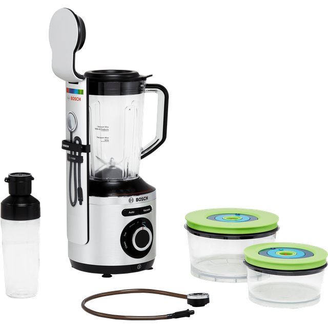 Bosch VitaPower Serie 8 MMBV625M 1.5 Litre Vacuum Blender with 3 Accessories - Silver