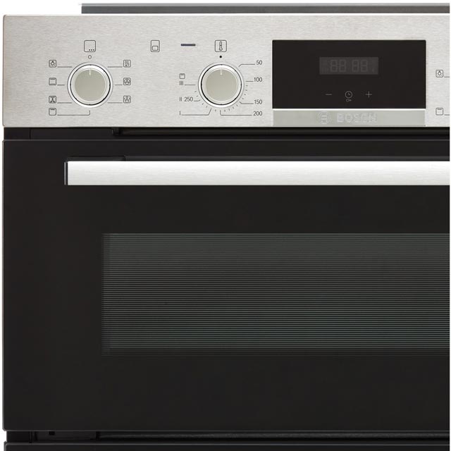 Bosch Series 4 NBS533BS0B Built Under Double Oven - Stainless Steel - NBS533BS0B_SS - 4