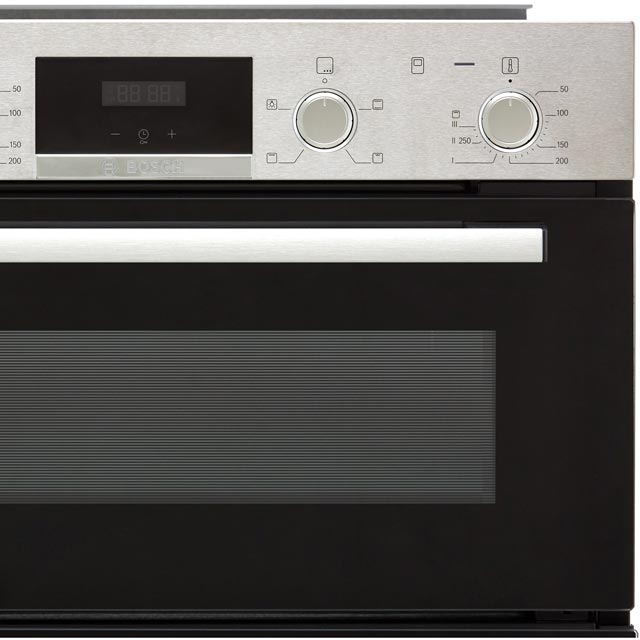 Bosch Series 4 NBS533BS0B Built Under Double Oven - Stainless Steel - NBS533BS0B_SS - 5